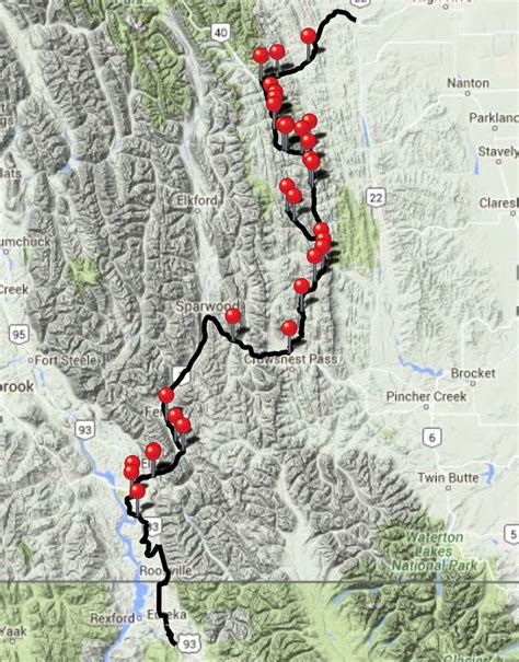 The Continental Divide Trail Map